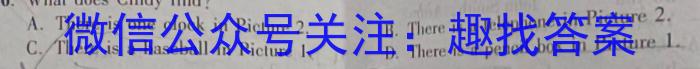 2023-2024学年安徽省九年级上学期阶段性练习（三）英语试题答案