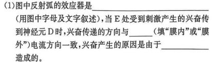 河南省2024届九年级第一学期学习评价（3）生物