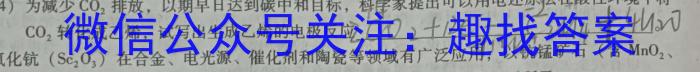 j山西省2023-2024学年上学期九年级第三次月考化学试卷答案
