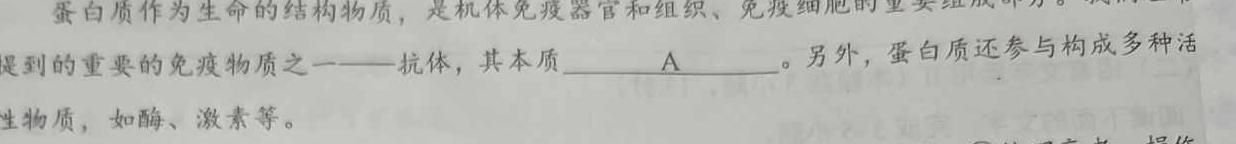 [今日更新]陕西省2024届高三年级上学期12月联考语文试卷答案