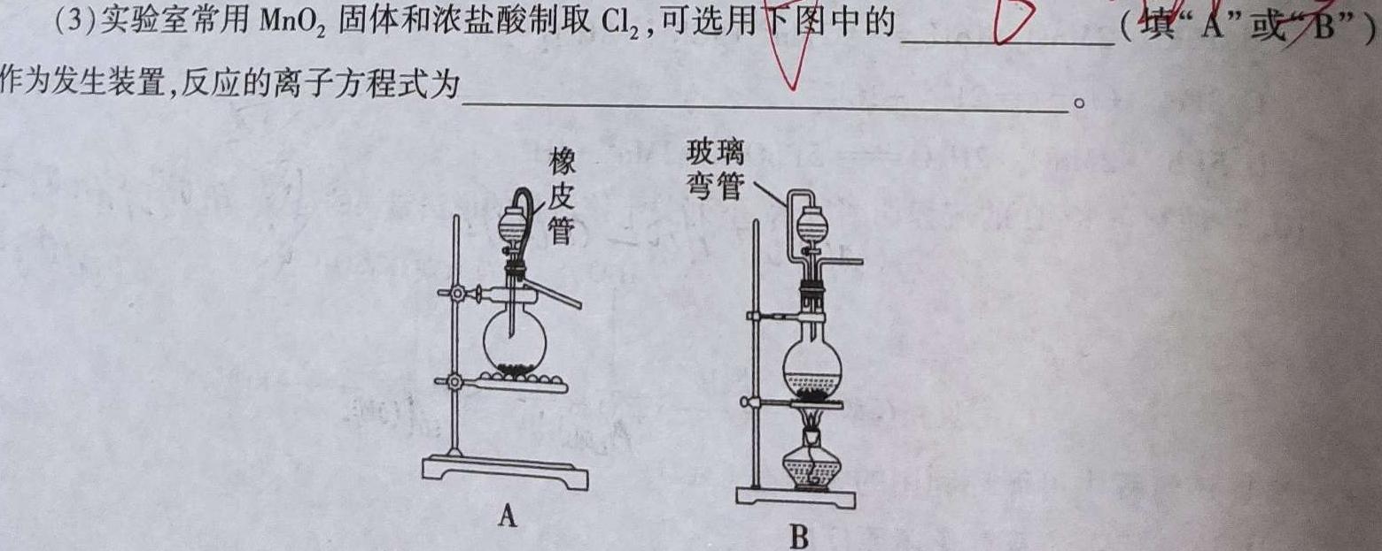 【热荐】24届高三年级TOP二十名校调研考试八化学