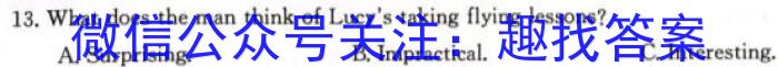 2023-2024学年安徽省九年级上学期阶段性练习（三）英语