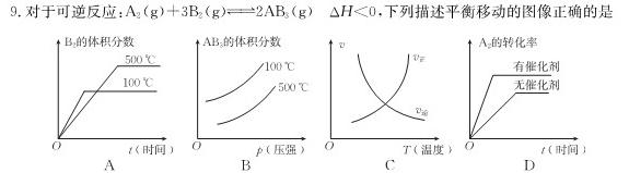 1江西省2024届九年级上学期质量监测考试化学试卷答案