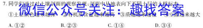 安徽省2023-2024学年上学期九年级教学评价四&政治