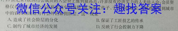 河北省2023年NT20名校联合体高一年级12月考试&政治