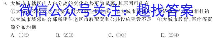 [今日更新]2024年树德中学高2021级高考适应性考试地理h