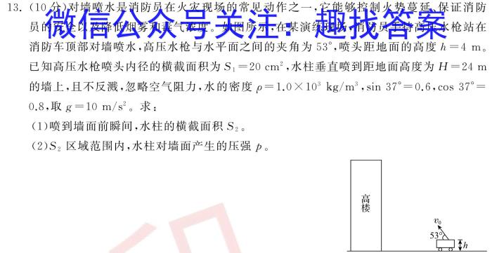 河南省2024届九年级第三次综合素养评估q物理