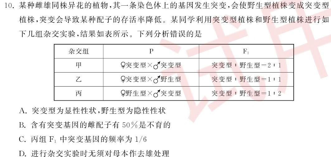 安徽省2023-2024学年度八年级上学期阶段性练习（三）生物学部分