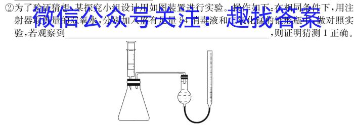 j衡水金卷先享题分科综合卷2024届新教材B二化学试卷答案