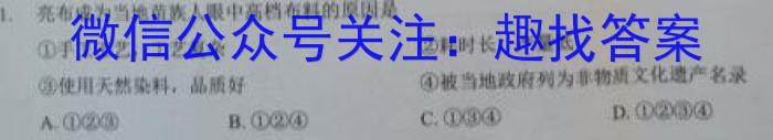 江西省吉安市十校联盟2023-2024学年八年级第二学期期中联考&政治