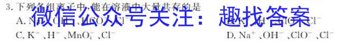 q江西省2024届九年级阶段评估(二) 3L R化学