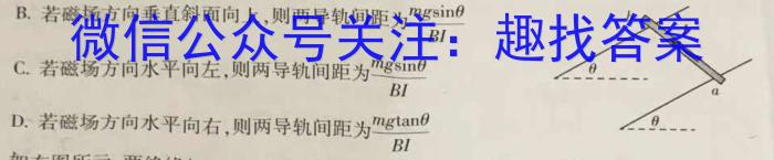 百校名师 2024普通高中高考模拟信息卷(六)f物理