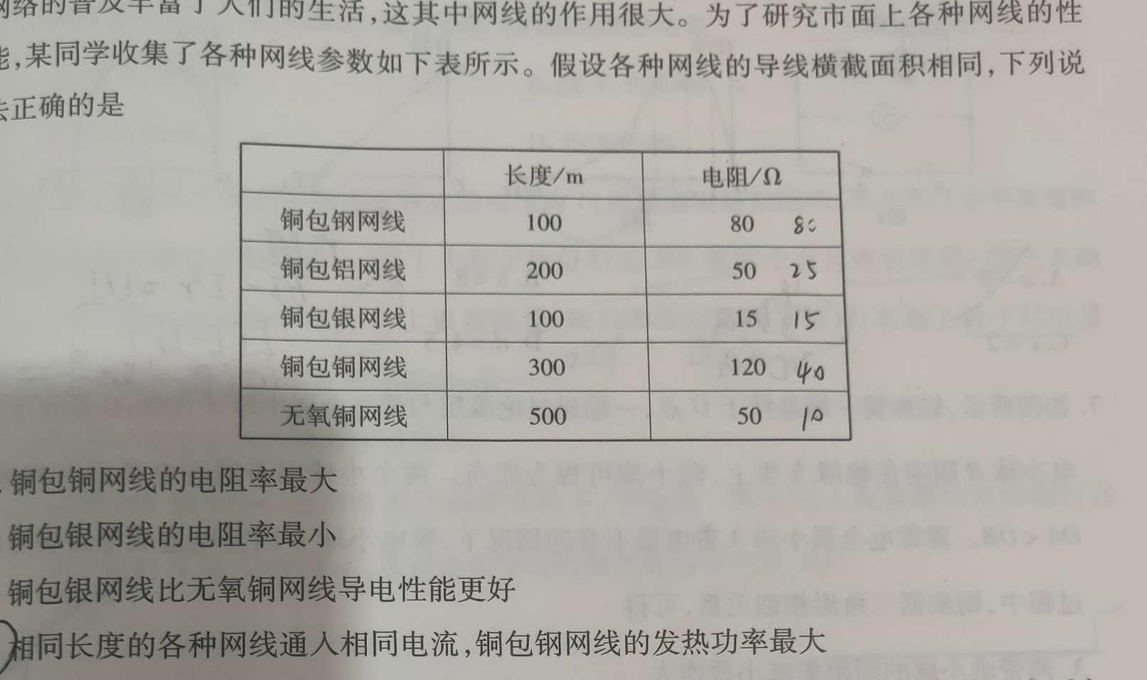 全国名校大联考 2023~2024学年高三第六次联考(月考)试卷物理试题.