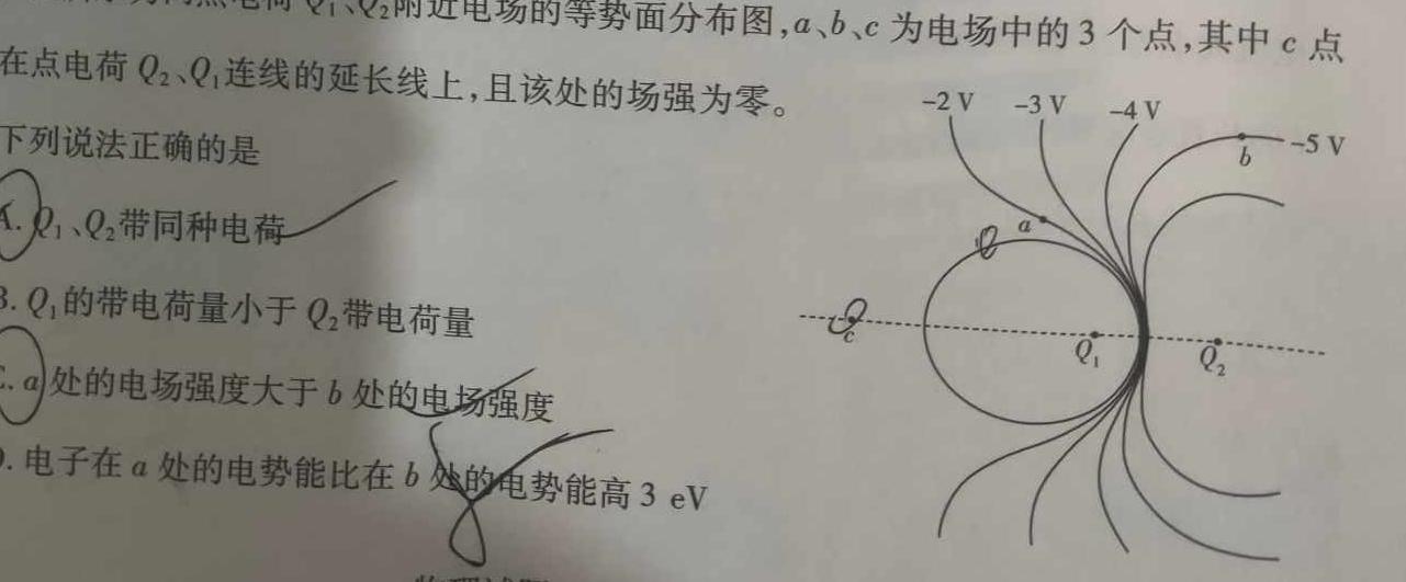 2024年陕西省初中学业水平考试(B卷)(物理)试卷答案