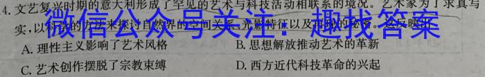 安徽省卓越县中联盟2024届高三5月联考历史试卷