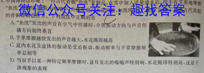 河南省普高联考2023-2024学年高三测评(六)6q物理