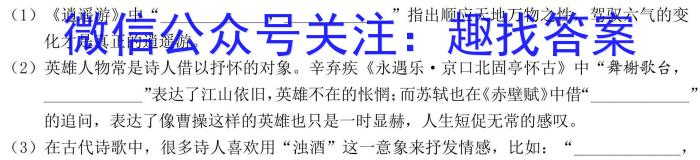 新向标教育 淘金卷2024年普通高等学校招生考试模拟金卷(一)1语文