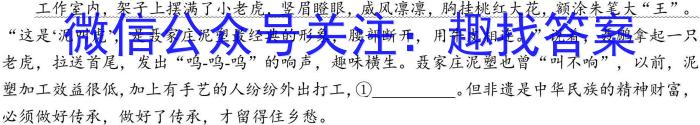 豫智教育 2024年河南省中招极品仿真试卷(A)语文