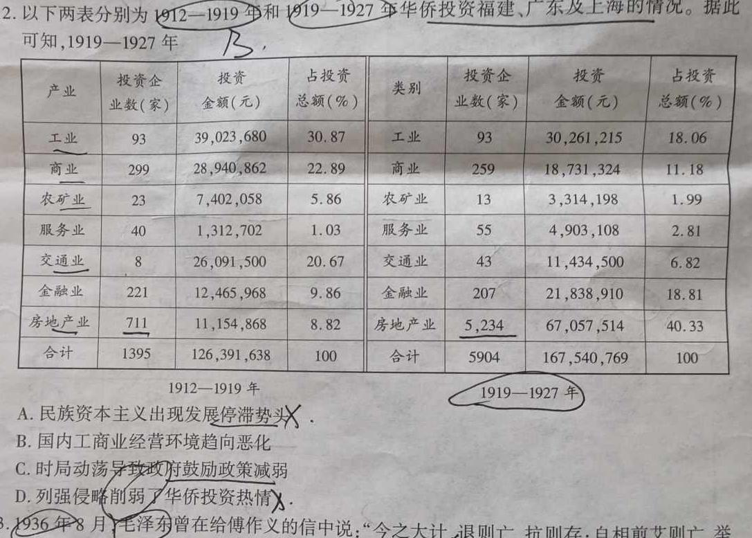 河北省2024年初三模拟演练(十一)历史