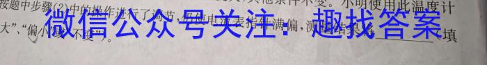 江西省2024年初中学考终极一考卷模拟卷(5月)物理试卷答案