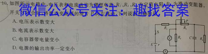 真题密卷 2024年普通高中学业水平选择性考试模拟试题(二)2物理试卷答案