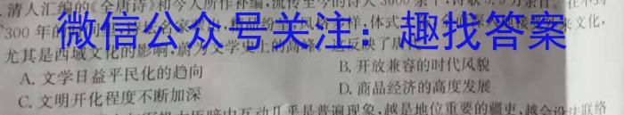 山西省忻州二中2023-2024学年高三第二学期期中考试政治1
