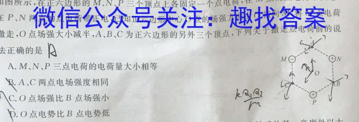 江西省萍乡市2024年九年级学业水平模拟考试物理试卷答案