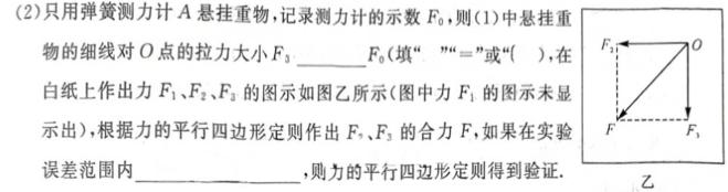 2026届普通高等学校招生全国统一考试青桐鸣9月大联考（高二）(物理)试卷答案