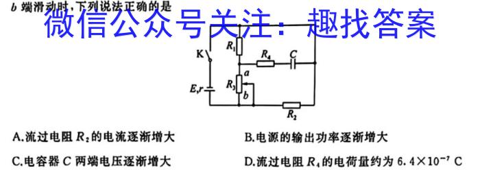 2024届衡水金卷先享题[调研卷](湖北专版)四物理`