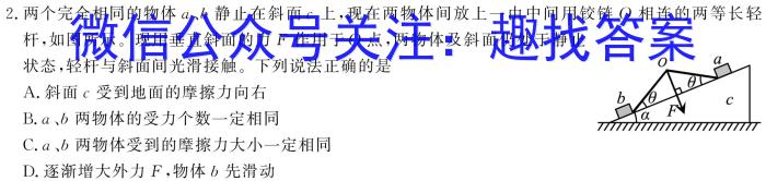 湖北省2023-2024学年湖北省高一下学期期中考试试卷h物理