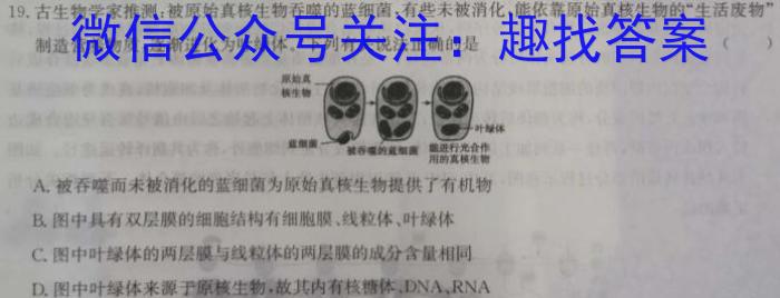 河北省廊坊市2023-2024学年度高一年级下学期3月联考生物学试题答案