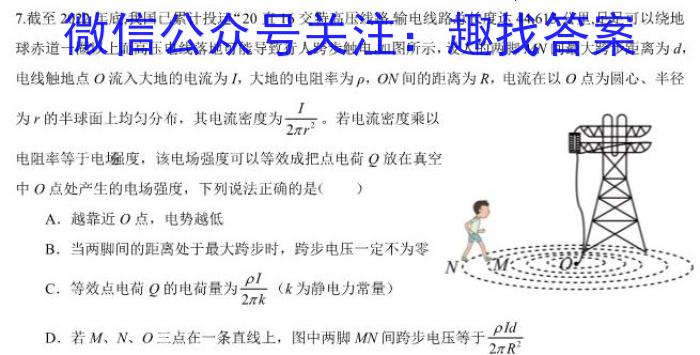 河南省2023-2024学年高一年级阶段性测试（期末考试）物理试卷答案