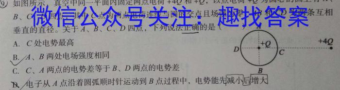 安徽省界首市2023-2024学年度（上）期末学业结果诊断性评价f物理