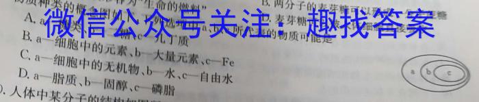 2023-2024学年度高二第二学期阶段性学习效果评估(7月)生物学试题答案