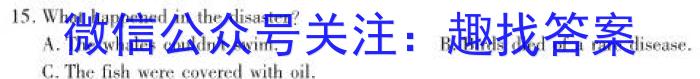 陕西省2023~2024学年度八年级第一学期阶段测试(二)2英语
