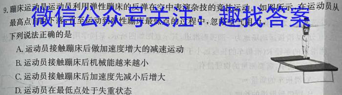 扬州市2023-2024学年第二学期期末检测（高二）物理试题答案