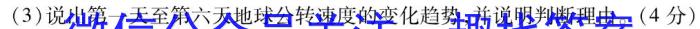 2024年全国普通高等学校招生统一考试·A区专用 JY高三冲刺卷(四)4地理试卷答案