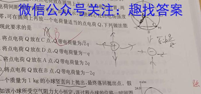 安徽省东至县2023-2024学年度（下）九年级模拟考试物理试题答案
