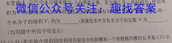 河北省石家庄市四十二中2024届初三阶段练习2物理`