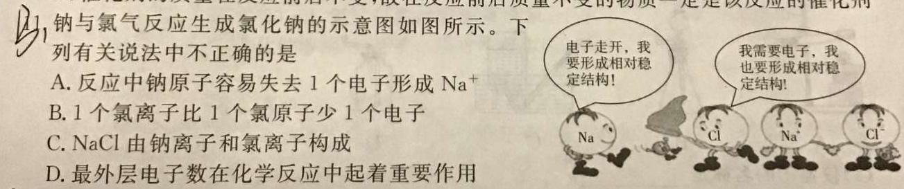 【热荐】陕西省2024届高三年级12月份“第一次合卷”联考检测化学
