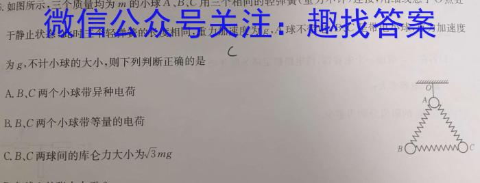 云南省2023-2024学年高二年级期末考试试卷(24-604B)物理试卷答案