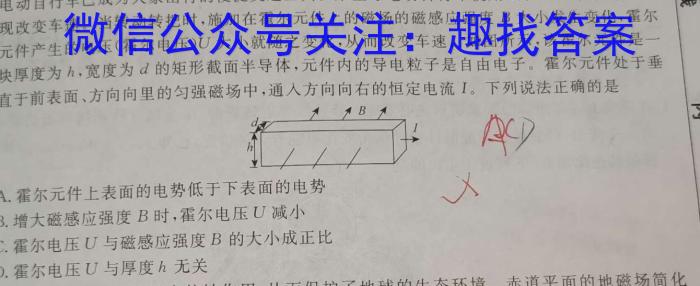 益卷 2024年陕西省初中学业水平考试·押题卷物理`