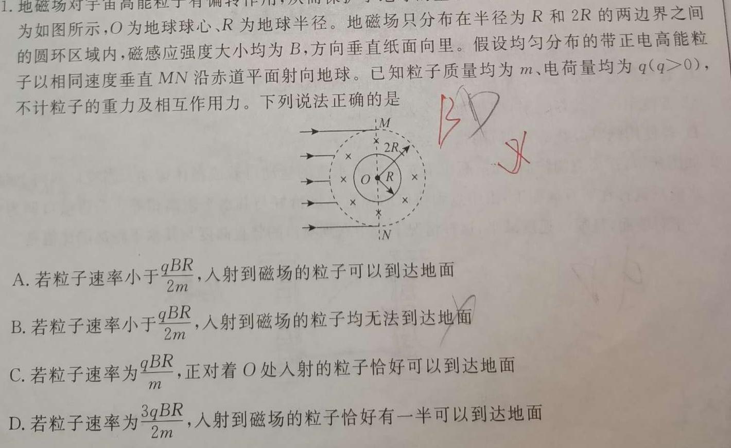 [今日更新]安徽省亳州市蒙城县2023-2024学年度九年级上册学情调研.物理试卷答案