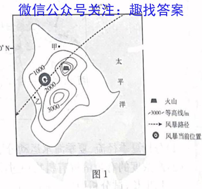 江西省2024届七年级第八次阶段适应性评估 R-PGZX A JX地理试卷答案