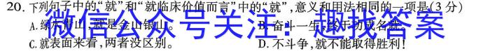 名校之约·2024届中考导向总复习模拟样卷（三）语文