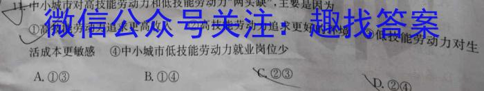 [今日更新]天一大联考 湖南省2024届高三2月联考地理h