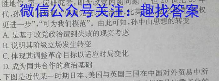 江西省2024年初中学业水平考试适应性试卷试题卷(二)2&政治