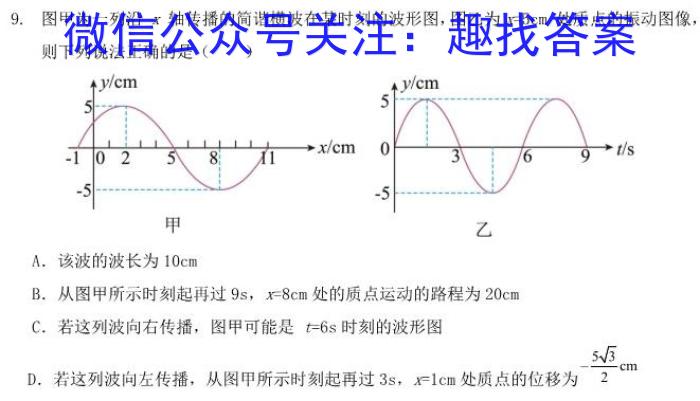2024年陕西省初中学业水平考试·临考冲刺卷（A）h物理