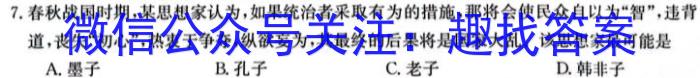 四川省2023~2024学年度下期期中高二年级调研考试(4月)历史试卷
