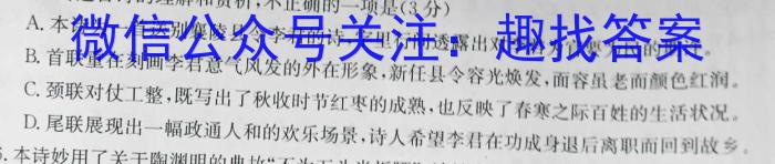 安徽省2024年滁州市高一教学质量监测语文